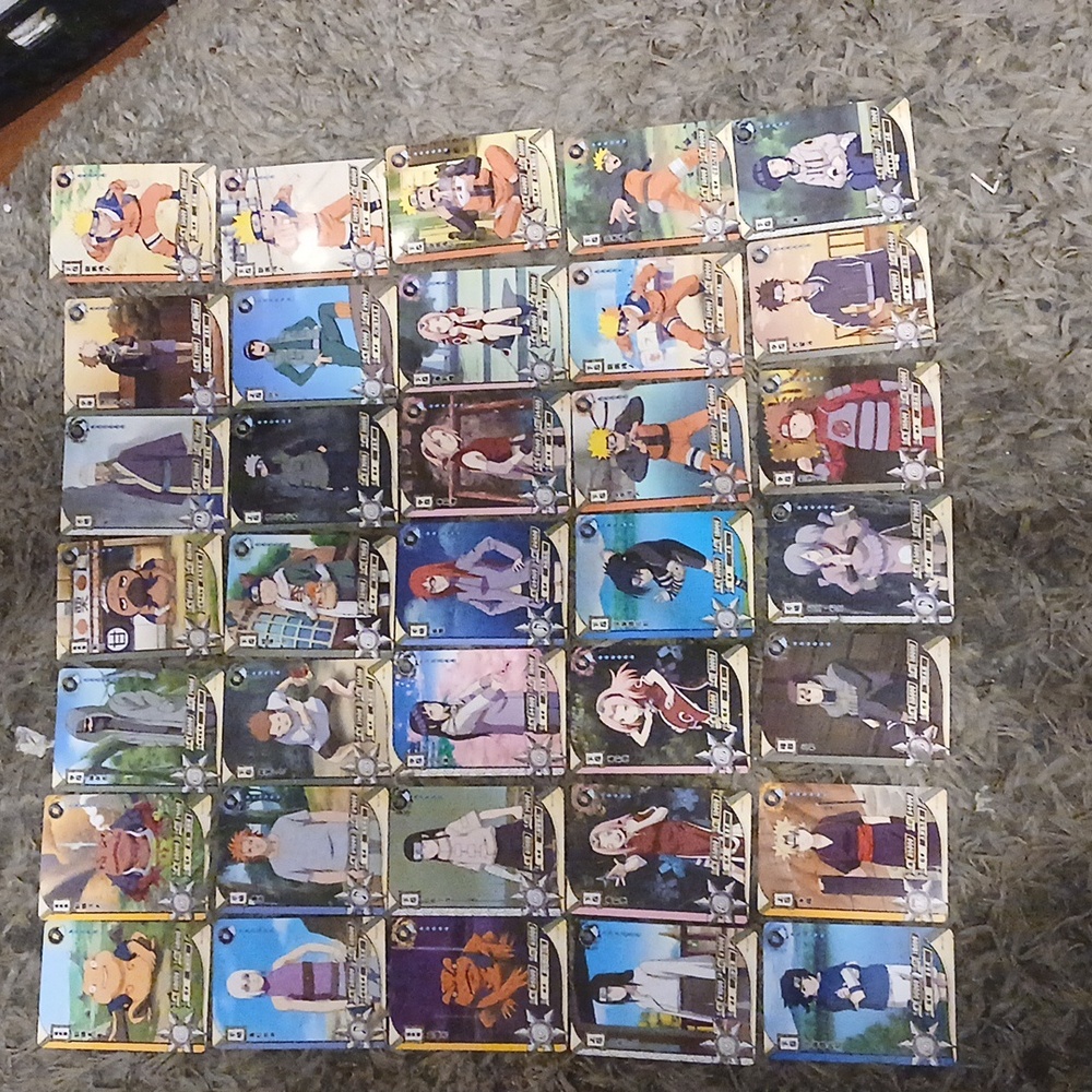 Vintage Naruto Tcg Ccg Trading Card Lot